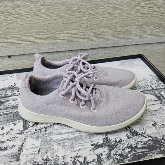 allbirds light purple Wool Runners white midsole size 9 - Picture 1 of 8